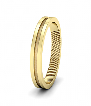 Кольцо с отпечатком пальца (Мод. 208)